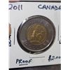 Image 2 : 2011 Canada Queen Elizabeth II Boreal Forest $2.00 Coin
