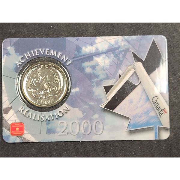 2000 Canada Achievement 25 Cent Coin (Sealed)