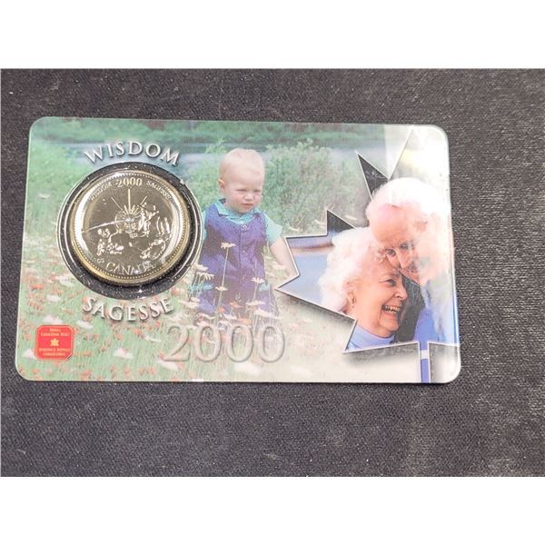 2000 Canada Wisdom 25 Cent Coin (Sealed)