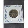 Image 1 : 2007 Canada Wheel Chair Curling (Vancouver 2010 Olympics) 25 Cent Coin