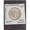 Image 1 : 1971 Usa Kennedy Half Dollar Coin (No Mint Mark)