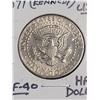 Image 2 : 1971 Usa Kennedy Half Dollar Coin (No Mint Mark)