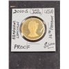 Image 1 : 2010-S Abraham IIncoln $1.00 Gold Plated Coin