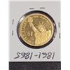 Image 3 : 2010-S Abraham IIncoln $1.00 Gold Plated Coin