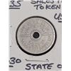 Image 2 : 1935 Usa State Of Washington Sales Tax Token