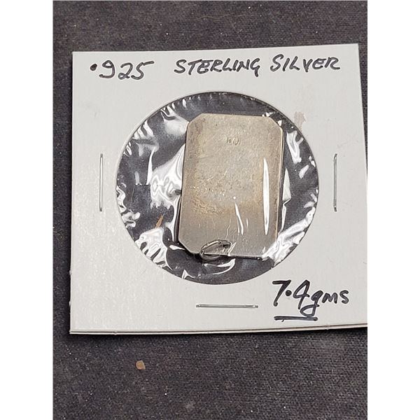 .925 Sterling Silver Pendant (7.4 Grams)