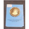 Image 1 : 1974 Franklin Mint Tenth Anniversary Solid Bronze Medallion