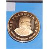Image 2 : 1974 Franklin Mint Tenth Anniversary Solid Bronze Medallion