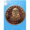 Image 2 : 1973 Franklin Mint London Stock Exchange Solid Bronze Medallion