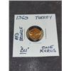 Image 1 : 1969 Turkey One Kurus Red Bronze Coin