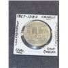 Image 1 : 1982 Canada Queen Elizabeth Il Confederation/Constitution $1.00 Coin