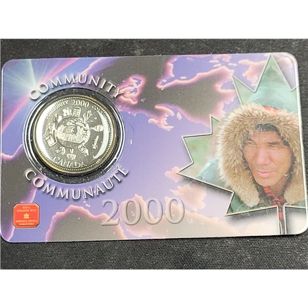 2000 Canada Community 25 Cent Coin (Sealed)