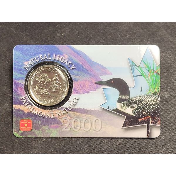2000  Canada Natural Legacy 25 Cent Coin (Sealed)