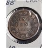 Image 2 : 1888  Canada Queen Victoria One Cent Coin