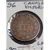 Image 2 : 1896  Canada Queen Victoria One Cent Coin