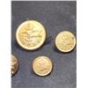 Image 3 : Lot of 6 Royal Canadian Air Force King Crowns Brass Officer's Buttons (3 diffrent sizes) (Large one 