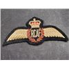 Image 1 : WW2 RCAF Royal Canadian Air Force Pilots Wing - NOT Flat, Still Has Org Stuffing In It; 6 Leaf Laure