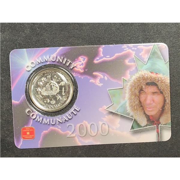 2000  Canada Community 25 Cent Coin (sealed)