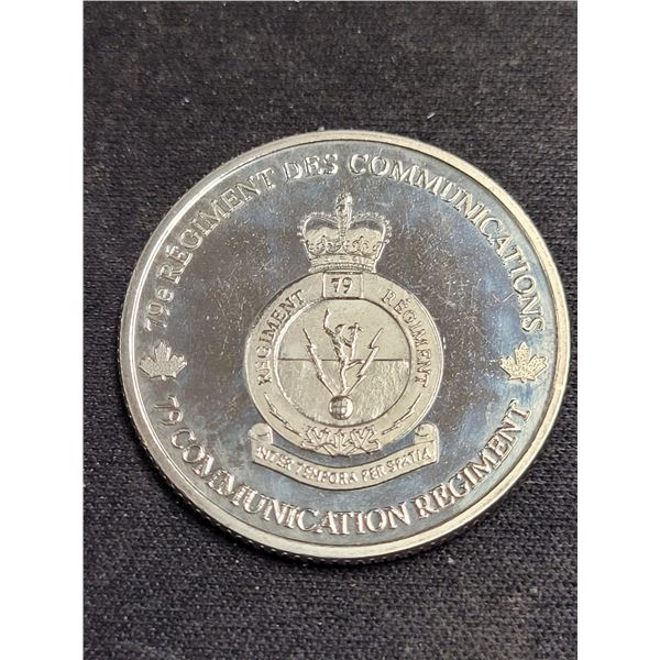 1990  Canadian Forces 79 Communications Regiment Badge, Ottawa Ontario