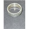 Image 1 : Size 7 3/4 Stamped .925 Silver Ring with Rope Design