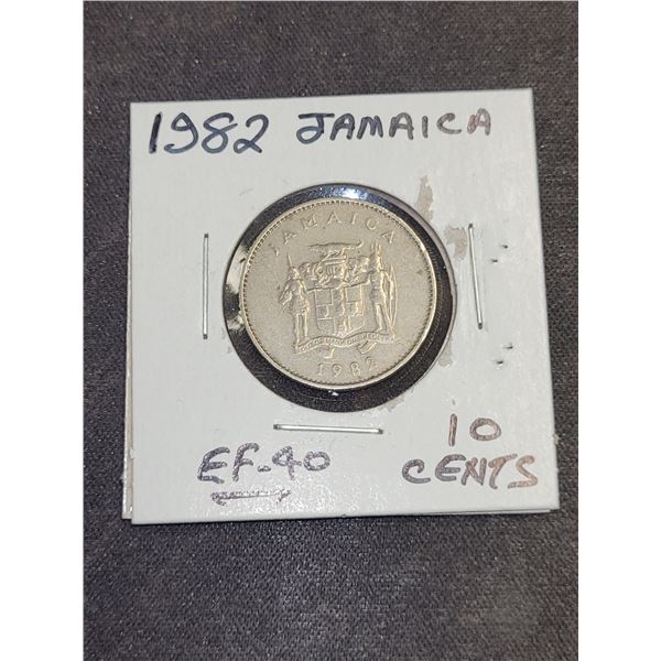 1982  Jamaica 10 Cent Coin