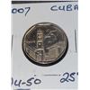 Image 2 : 2007  Cuba 25 Centavos Coin
