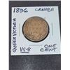 Image 1 : 1896  Canada Queen Victoria One Cent Coin
