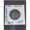 Image 1 : 1901  Canada Queen Victoria One Cent Coin