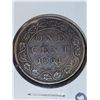 Image 2 : 1901  Canada Queen Victoria One Cent Coin