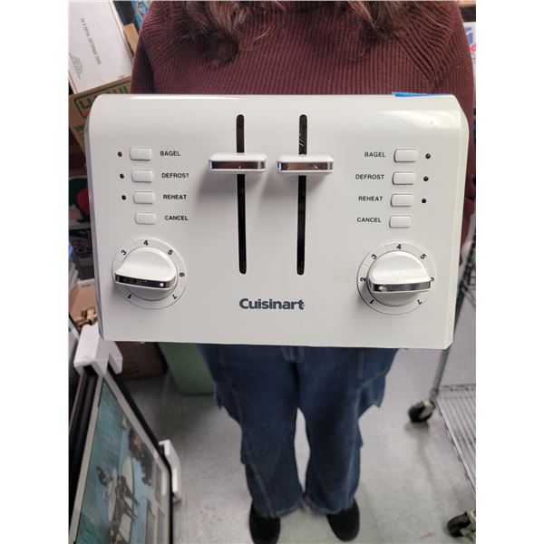 Cuisinart Four Slot Toaster Used but IIke New Model #CPT-142