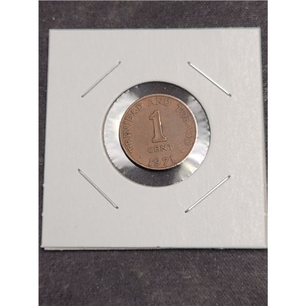 1971 Trinidad And Tobago 1 Cent Coin