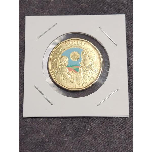 2024 Canada Dollor L.M. Montgomery Coloured Loonie Coin