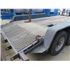 Image 2 : Triple Axle Equipment Hauling Trailer, 14 Ft. Long, GVW 20,000 Lbs, w/ Ramps!