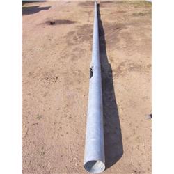 Galvanoitu valopylväs, UUSI / Galvanized lightpole NEW