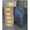 Image 1 : Qty 600 Can Liners, Black 36x50, 0.0016 Mil, M-MB50