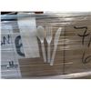 Image 2 : Qty 11,250 Medium Weight Compostable PLA Knife, Fork, Spoon, Napkin Sets, D-PLA-FKSN