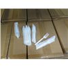 Image 2 : Qty 33,000 Medium Weight Compostable White PLA Forks in Disposable Packages D-PLAF-IW