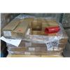 Image 1 : Qty 3,200 Red Print "Bio" Rolls, 30x37, 1.5 Mil