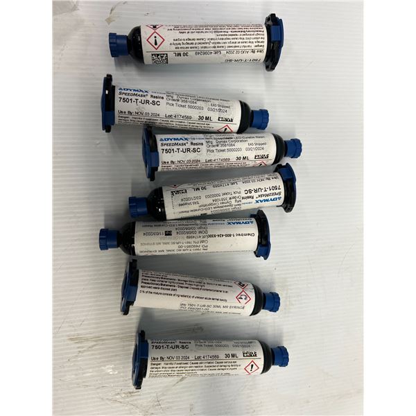 Lot of Dymax SpeedMask Resins #7501-T-UR-SC