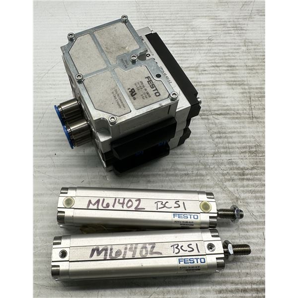 Lot of (3) Misc. Festo Items as Pictured