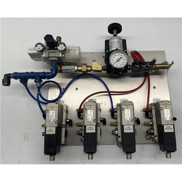 Misc. Valve Unit w/Assorted Valves as Pictured