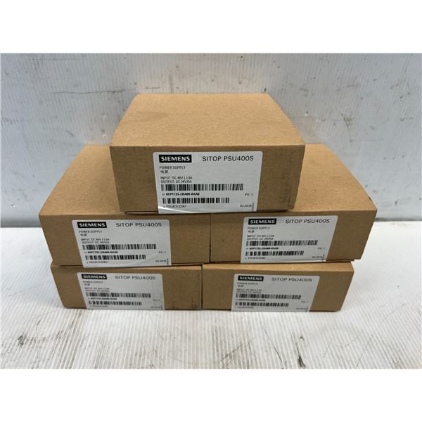 (5) Siemens #6EP1733-2BA00-0AA0 Power Supplies