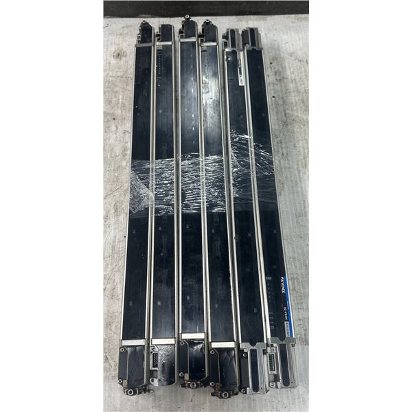 Lot of (3) Sets of Keyence #SL-C24H Safety Light Curtains