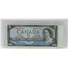 Image 1 : 1954 CANADIAN $5 BANK NOTE NO DEVILS FACE