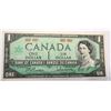 Image 1 : 10) CANADIAN 1967 $1.00 BANKNOTE, NO S/N,