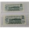 Image 2 : 1973 UNCIRCULATED $1 ONE DOLLAR BANK NOTES CANADA