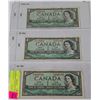 Image 1 : 1954 MODIFIED HAIR DO $1 CANADA BANK NOTES