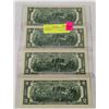 Image 2 : 2X $2 US CONSECUTIVE NOTES MINT CONDITION