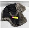 Image 1 : MENS L EAR FLAP RABBIT FUR HAT-ESTATE