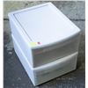 Image 1 : 2 LARGE STACKING PLASTIC DRAWERS 10" HIGH X 16"